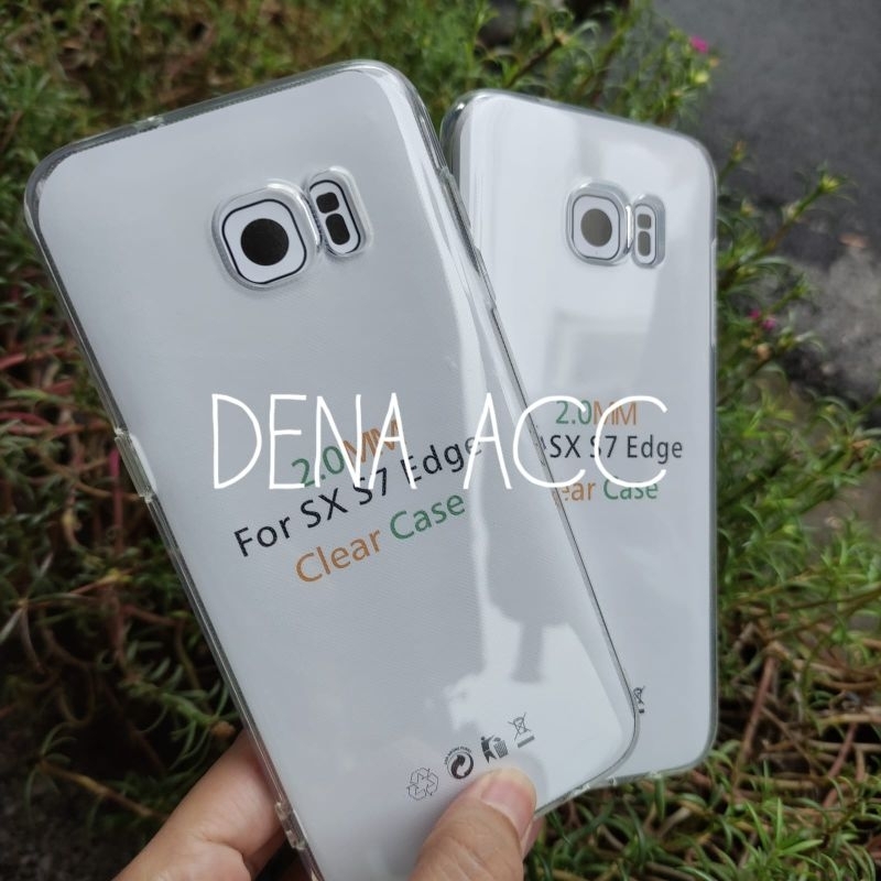 Soft Case Silikon Case Transparan Samsung S7 Edge
