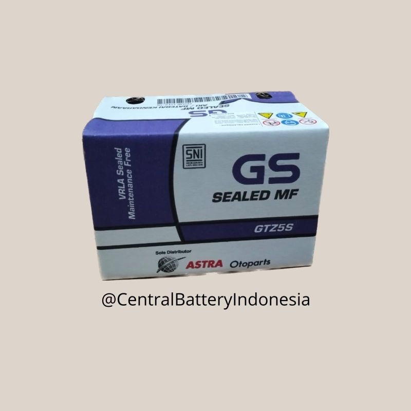 AKI MOTOR GS ASTRA ORIGINAL 100% GTZ5S ACCU KERING BEAT VARIO SCOOPY MIO VIXION REVO SUPRA X 125