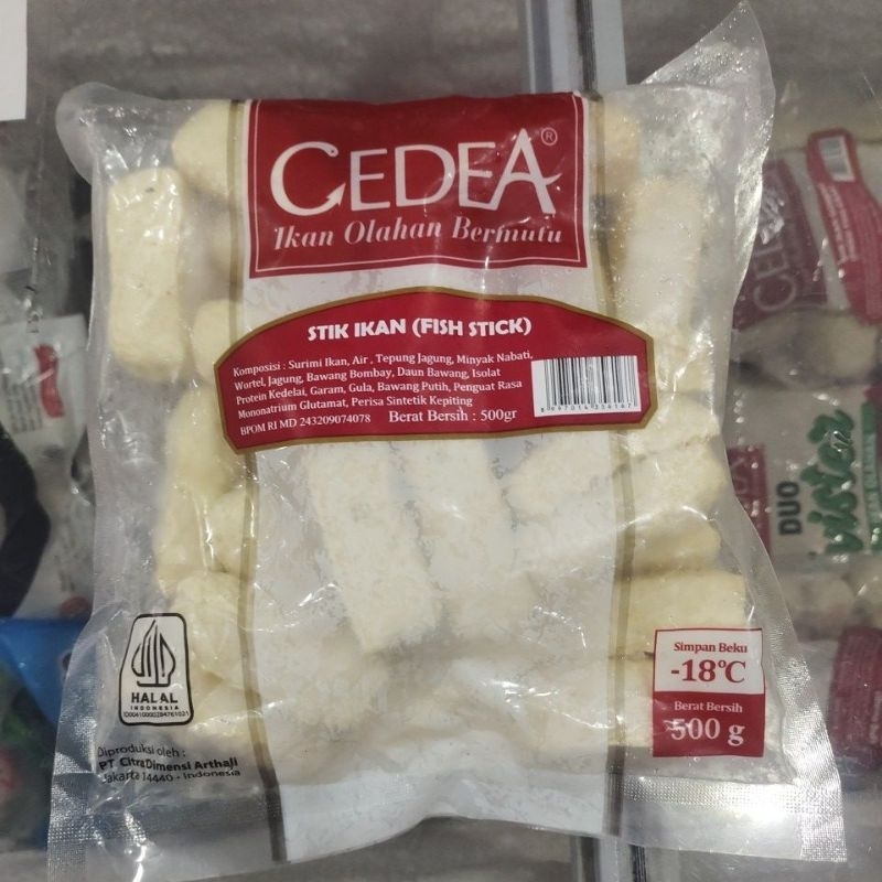 

cedea stiek ikan 500gr Promo