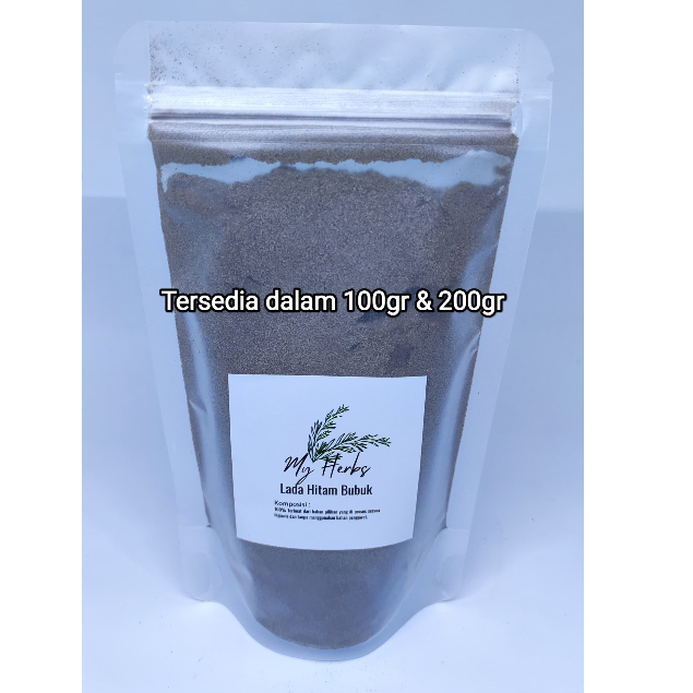 

Lada Hitam Bubuk | Black Pepper Powder 100gr & 200gr