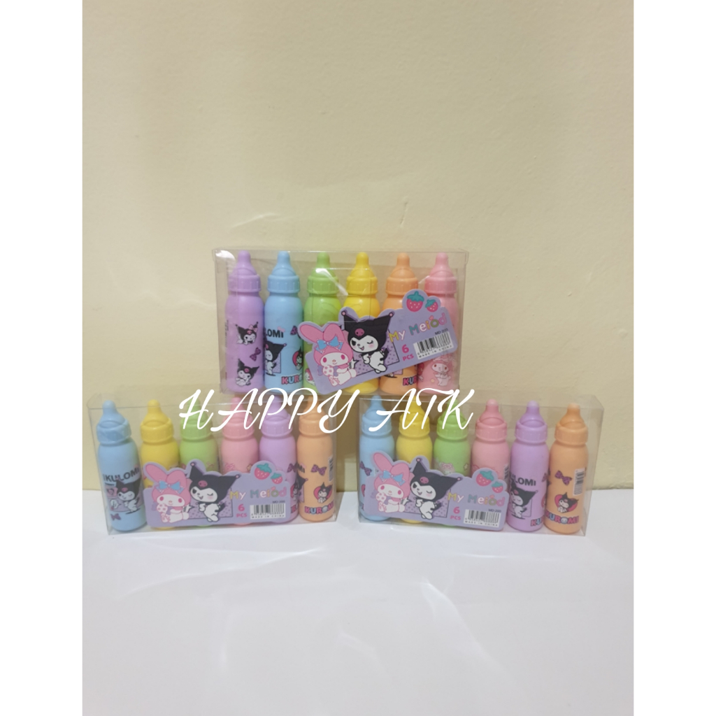 

SPIDOL / STABILO / HIGHLIGHTER MEWARNAI BENTUK BOTOL DOT