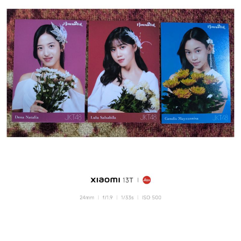 Photopack PP Flowerful JKT48 Lulu Dena Gendis Official