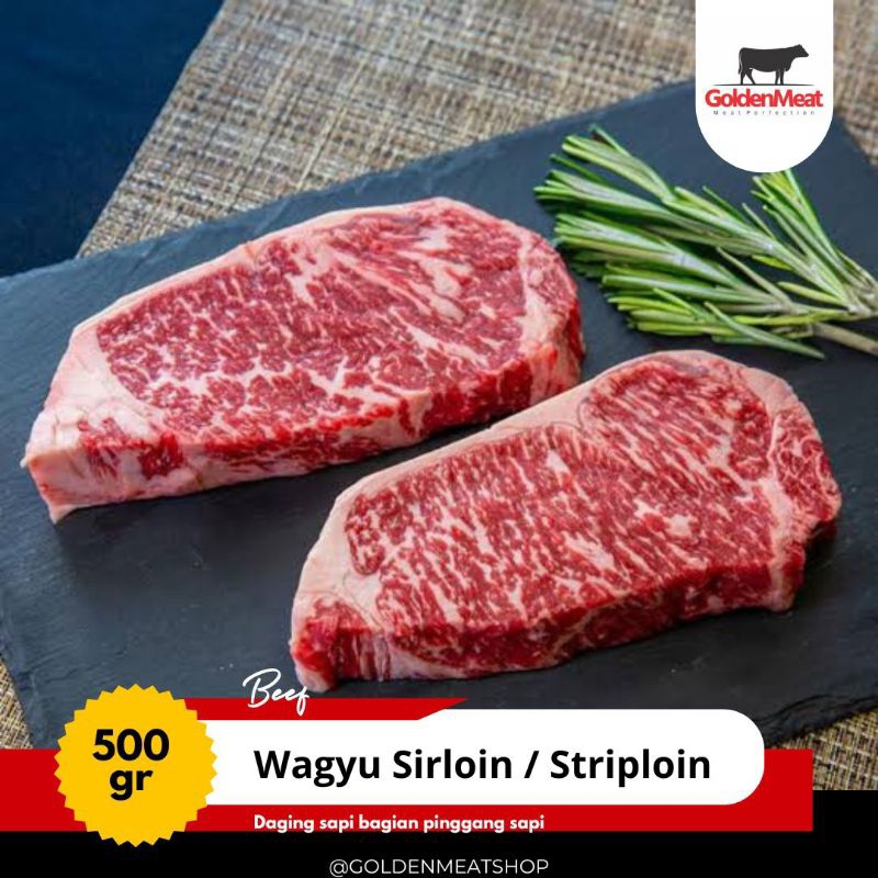 

wagyu sirloin / striploin | beef | steak | 1 Kg (5PCS)