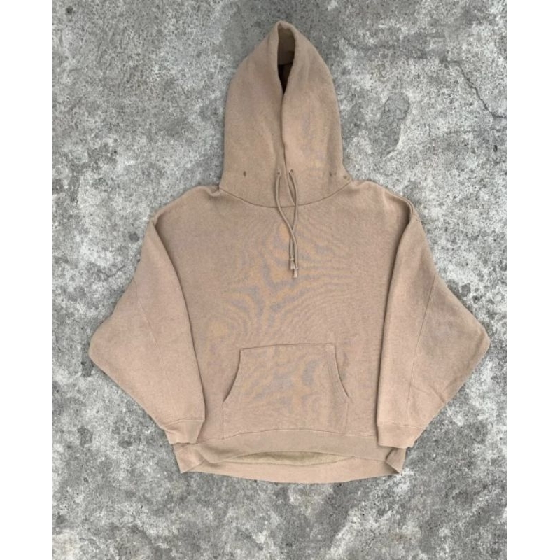 Vtg 00s Blank Hoodie Beige Not Russell Athletic Not Carhartt