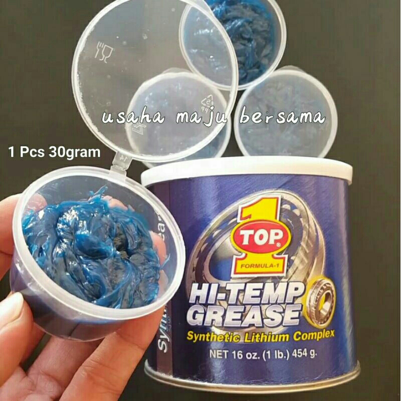 [1pcs] Gemuk Stempet Pelumas Gomok CVT Bearing Top 1 Grease Biru Blue Hi-Temp Tahan Panas Suhu Tingg
