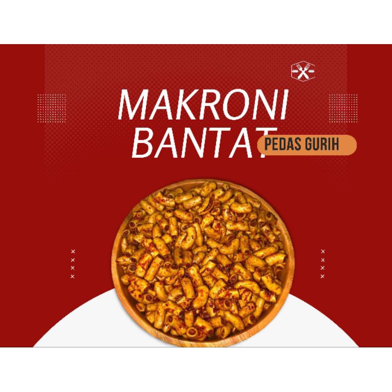 

Makroni Bantat RS1 Pedas Gurih + Asin Gurih - Enak Gurih Snack Makanan - Food