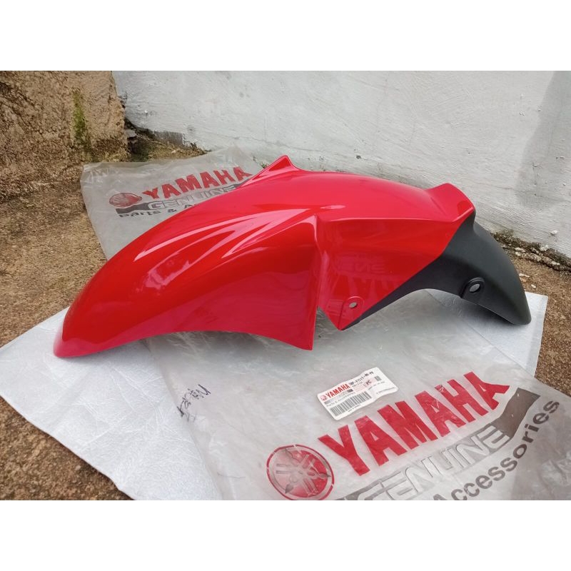 spakbor depan scorpio g 2001 merah original slebor depan scorpio g merah cabe asli original