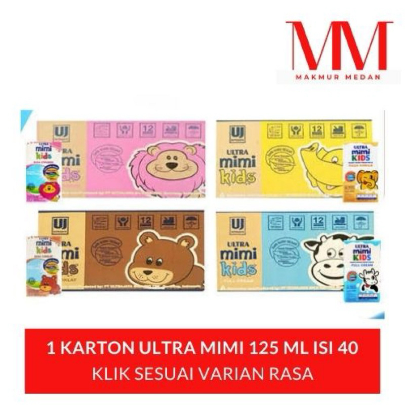 

1 KARTON ULTRA MILK MIMI KIDS 125 ML ISI 40 PCS
