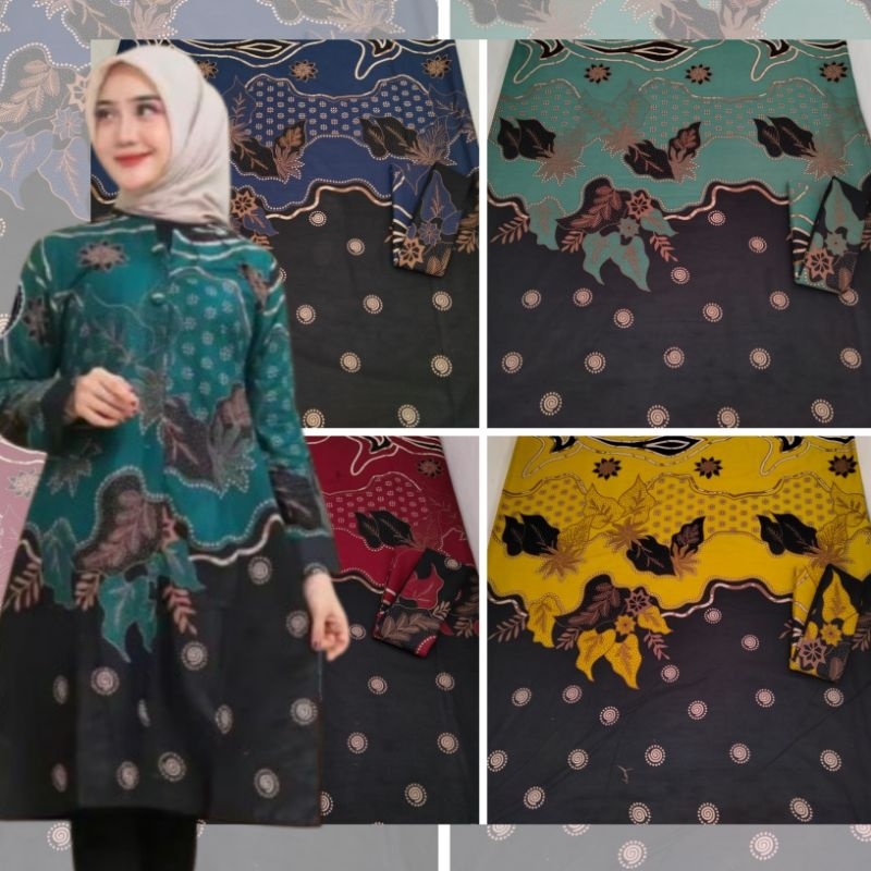 Kain Batik Pekalongan Motif Daun Liris Kain Batik Katun Premium Terbaru