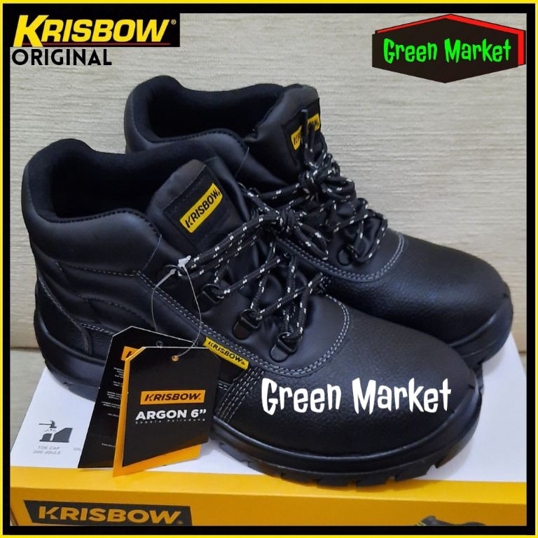 LANGSUNG ATC Sepatu Safety Krisbow ARGON 6  Safety Shoes Krisbow ARGON 6  Sepatu Safety ARGON pengga