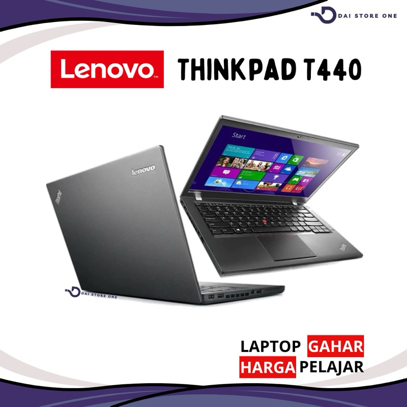 Laptop Lenovo T440s Core i5 Gen4 8GB/SSD256GB Murah Bergaransi