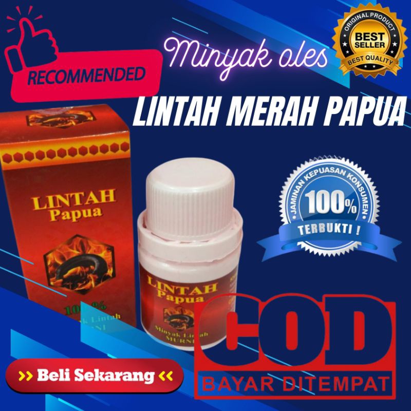 LINTAH MERAH PAPUA ASLI ORIGINAL/MINYAK LINTAH PAPUA PERMANEN PBOM