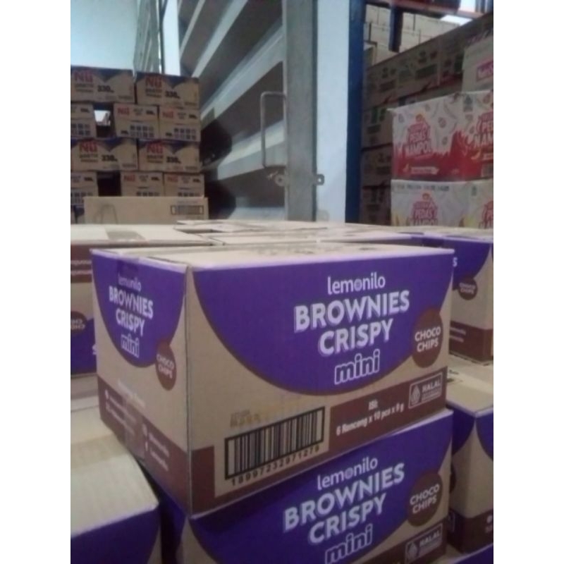 

brownies crispy mini lemonilo[renceng]*1karton isi 6 renceng
