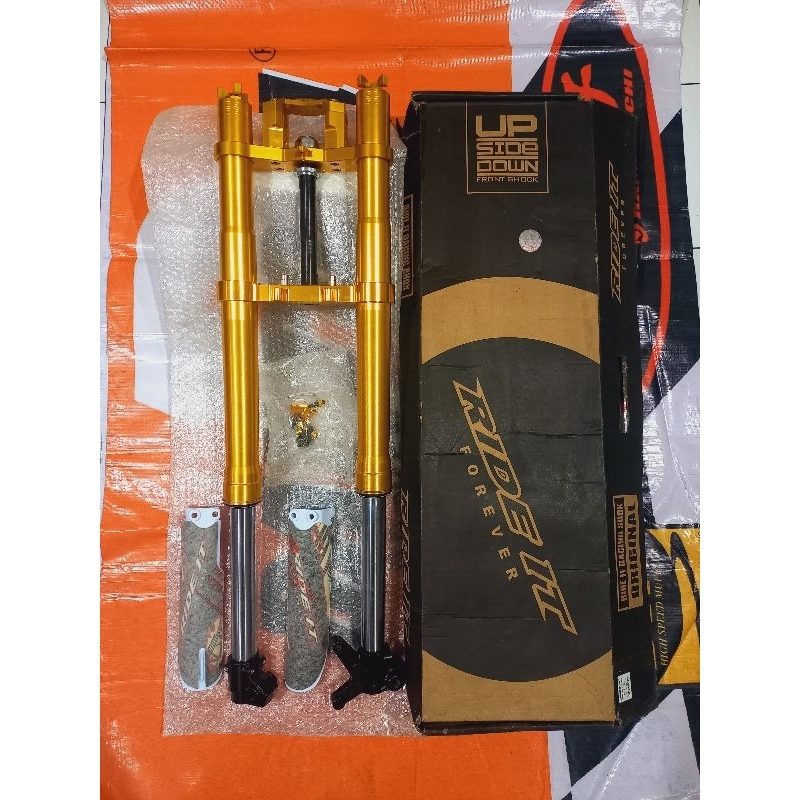 UP SIDE DOWN RIDE IT SHOCK KAWASAKI KLX150 ORIGINAL