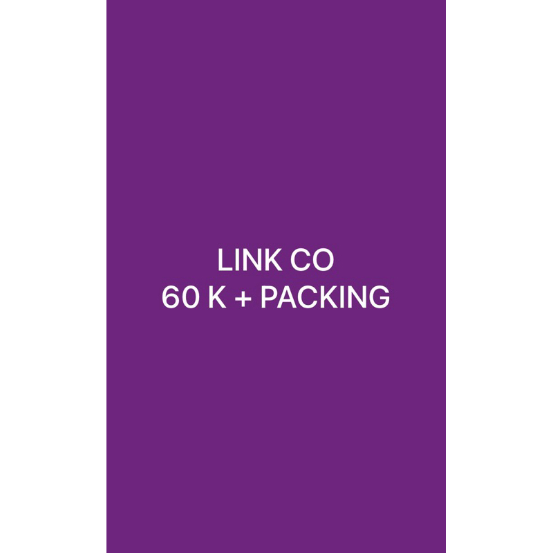 

LINK CO 60 K + PACKING