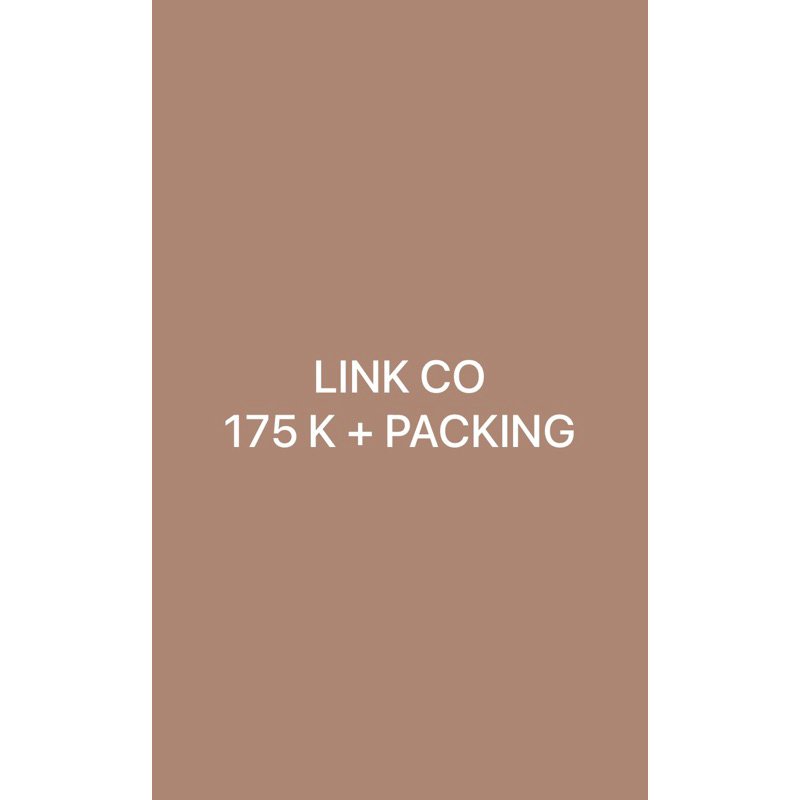 

LINK CO 175 K + PACKING