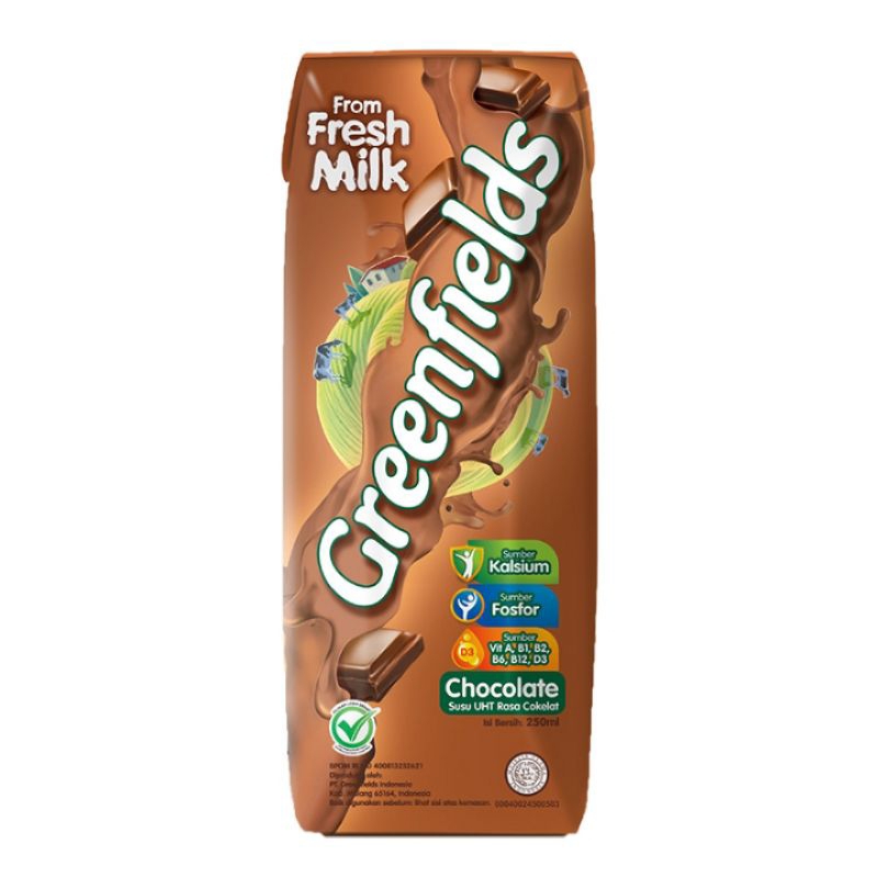 

Greenfields susu UHT kotak 250 ml
