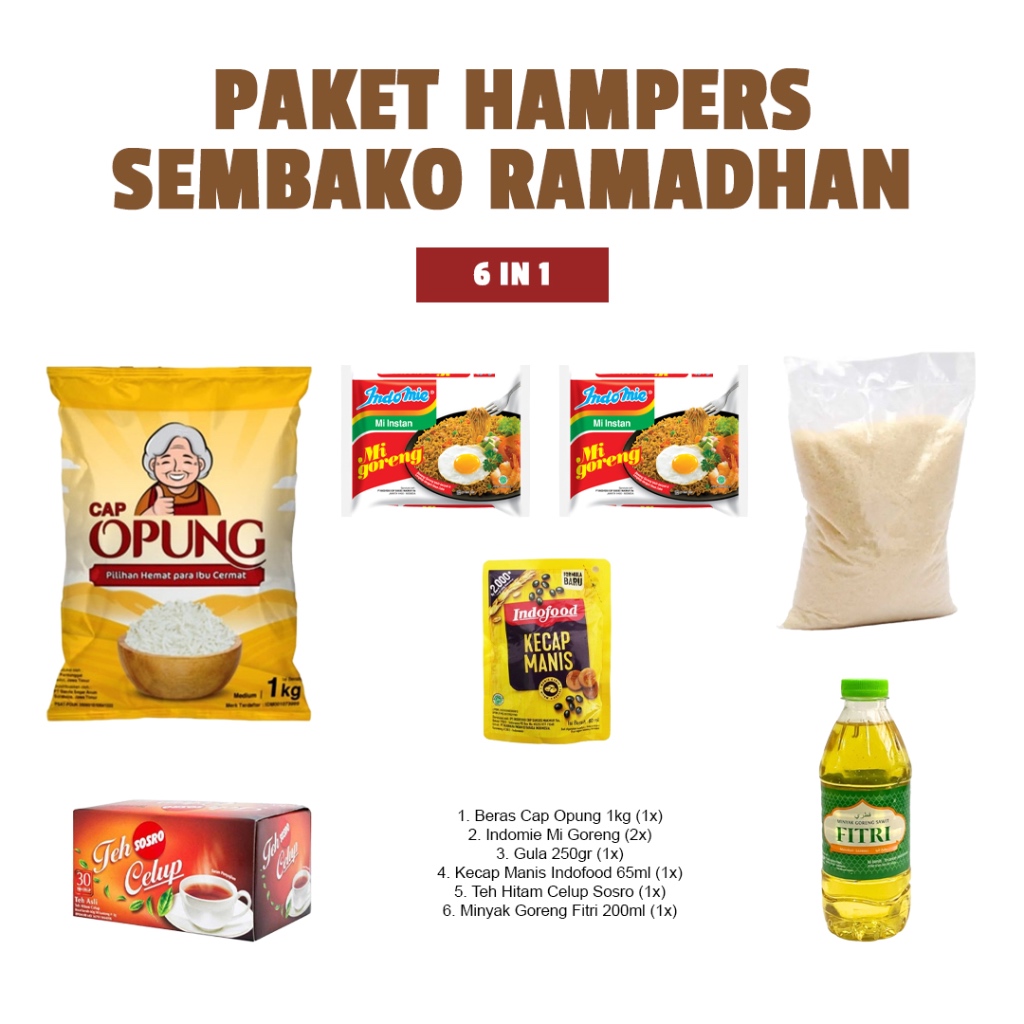 

Paket Hampers Sembako Ramadhan Murah Meriah