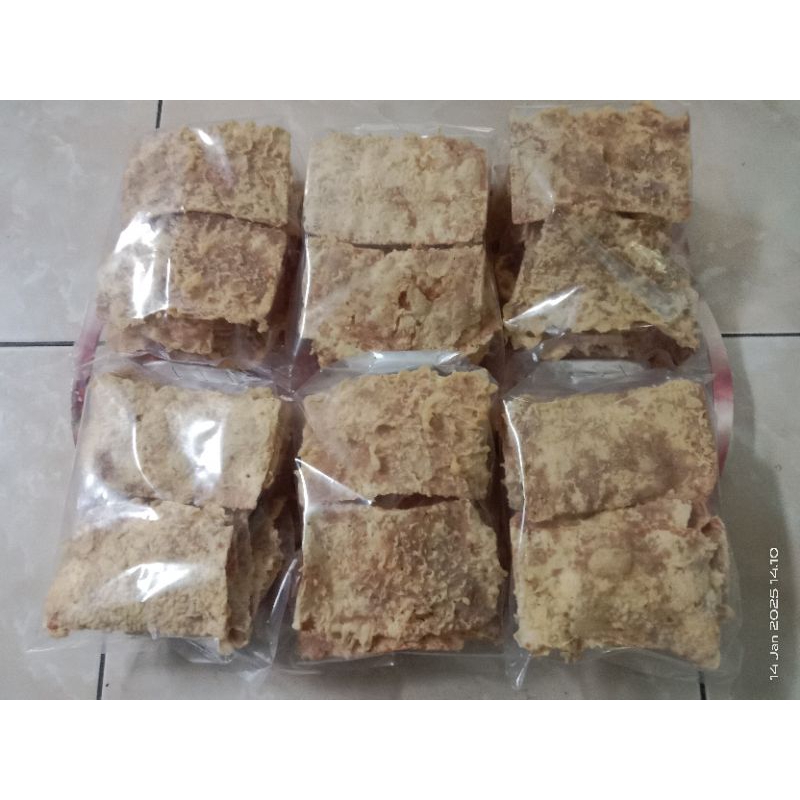 

500Gr Keripik Tempe Crispy Kotak,Gurih,Renyah,OriginaL