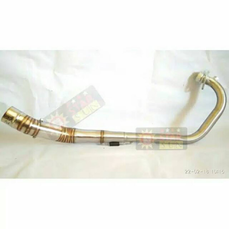leher knalpot leheran pipa klapot cbr150 old inlet 50
