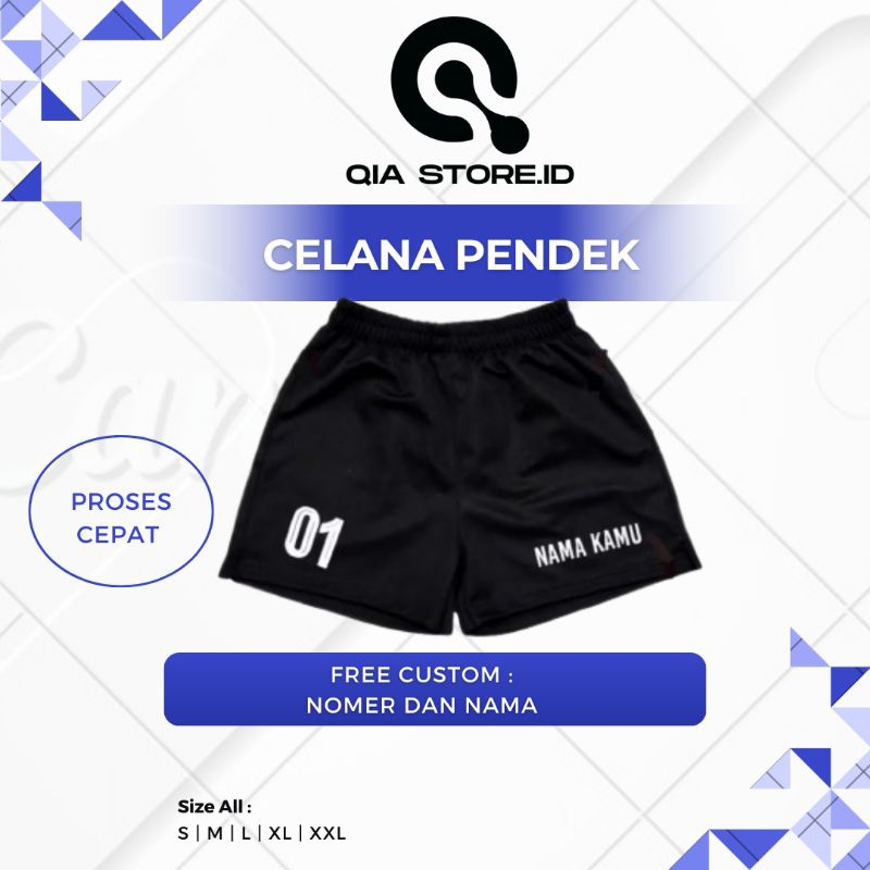 Celana Voli Cewe Belah Pinggir Kolor Voli Wanita Belah Samping Tambah Nama dan Nomer