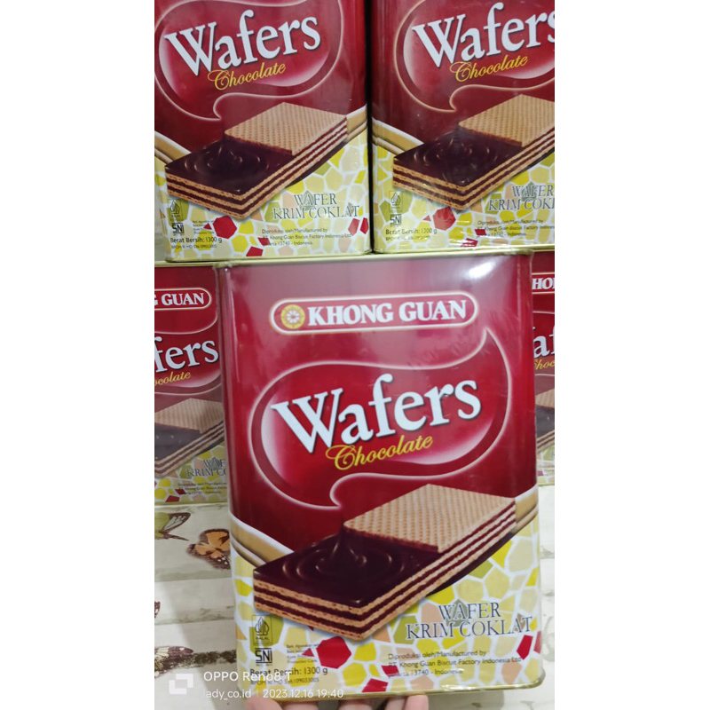 

Kue Lebaran | Kue Oleh - Oleh | Kue Hajatan | Khong Guan Wafers Chocolate 1300gr