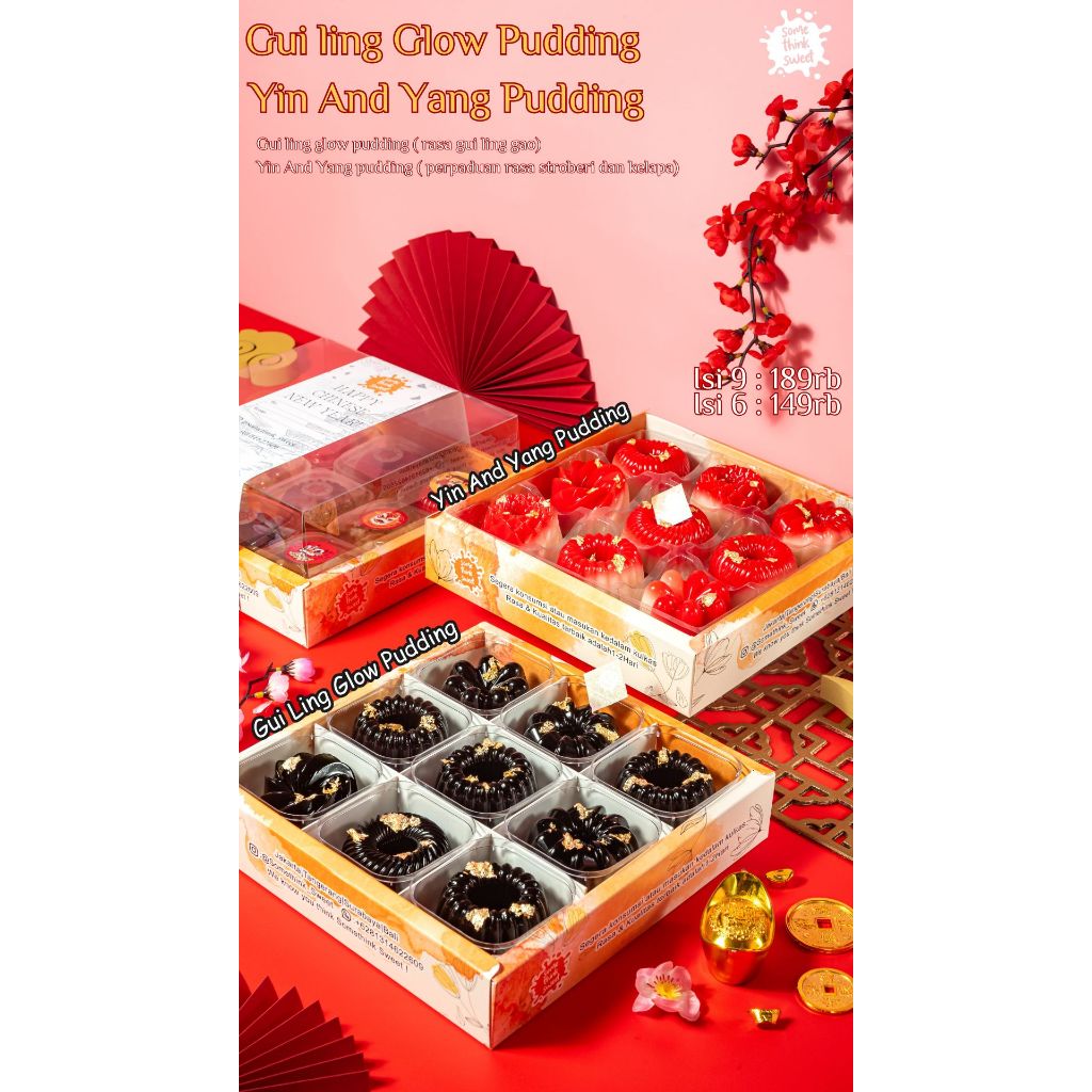 

Hampers Pudding Gui Ling Glow/Hampers Imlek/Hampers Pudding Yin and Yang