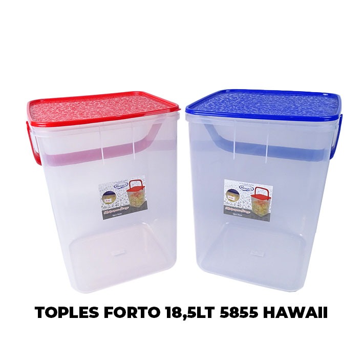 TOPLES FORTO 18,5LT 5855 HAWAII/Toples Plastik/Toples Penyimpanan