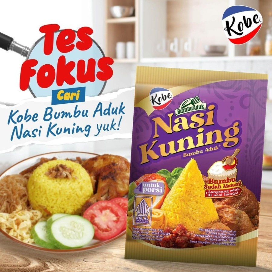 

Kobe Nasi Kuning Bumbu Instant Sachet – Solusi Praktis untuk Nasi Kuning Lezat
