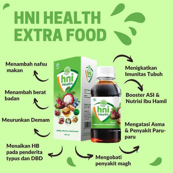 

Extra Food HNI Health nutrisi untuk anak, dewasa hingga lansia - HNI - HPAI