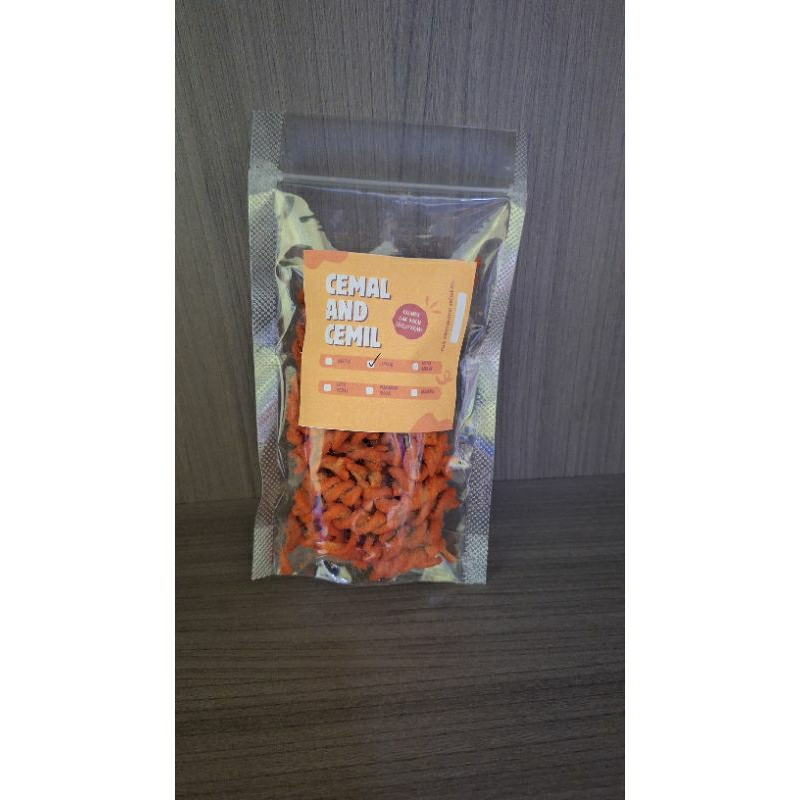 

MAKARONI SPIRAL POUCH, enak gurih cemal and cemil snack