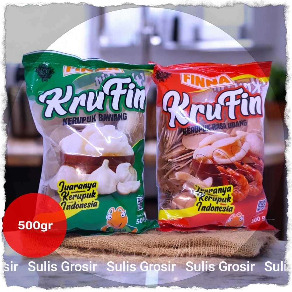 

Finna Krufin Krupuk Udang dan Bawang Kemasan 500gr