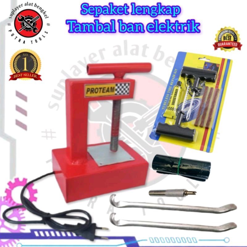 SEPAKET HEMAT Alat Tambal ban listrik Alat tambal ban elektrik DENGAN ELEMEN PEMANAS