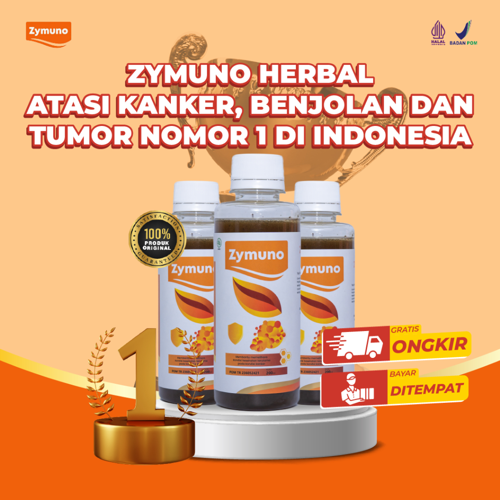 Zymuno Original Herbal Benjolan Paket 3 Botol