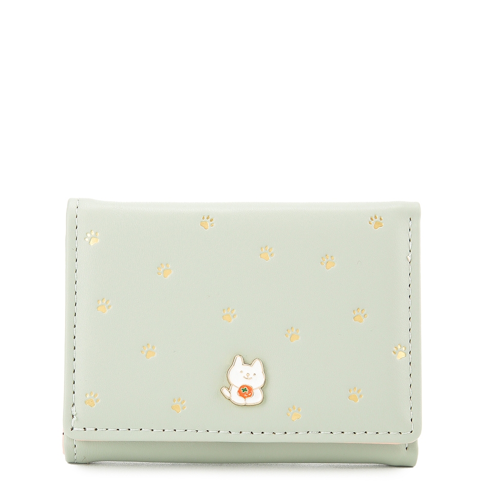 Urban State - Dompet Lipat Wanita Pawprints Wallet Clutch - Green