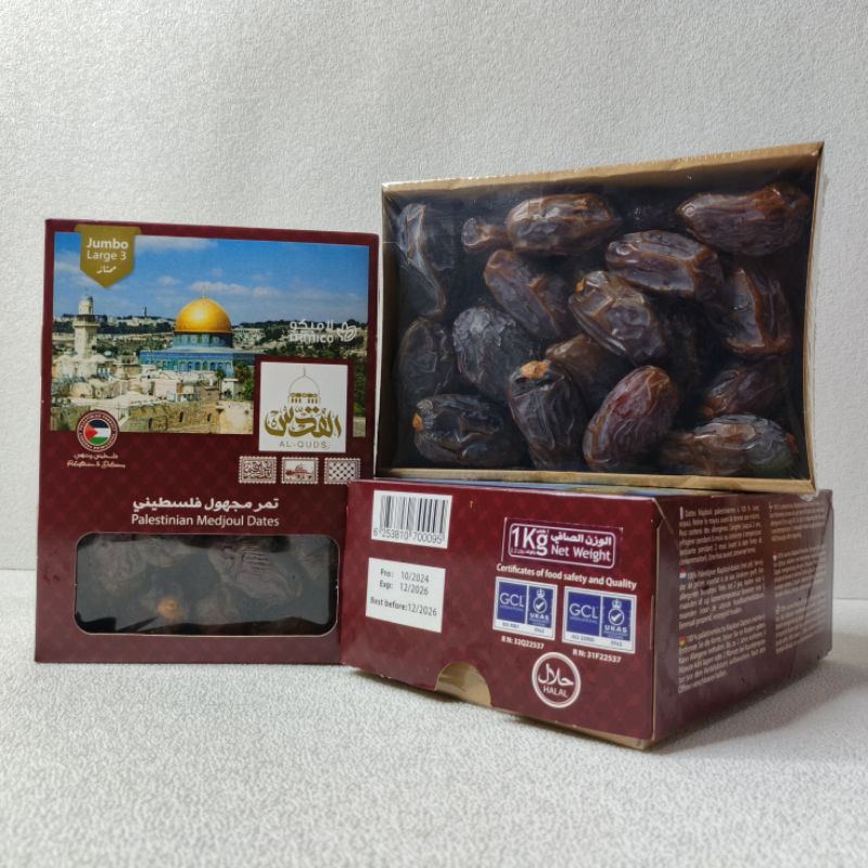 

Kurma Medjol Jumbo Al Quds Kemasan 1kg