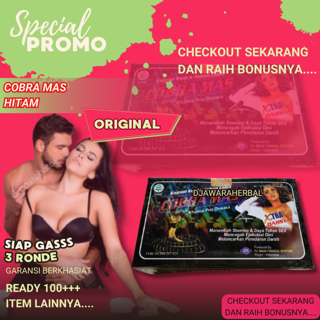 COBRA MAS HITAM ORIGINAL