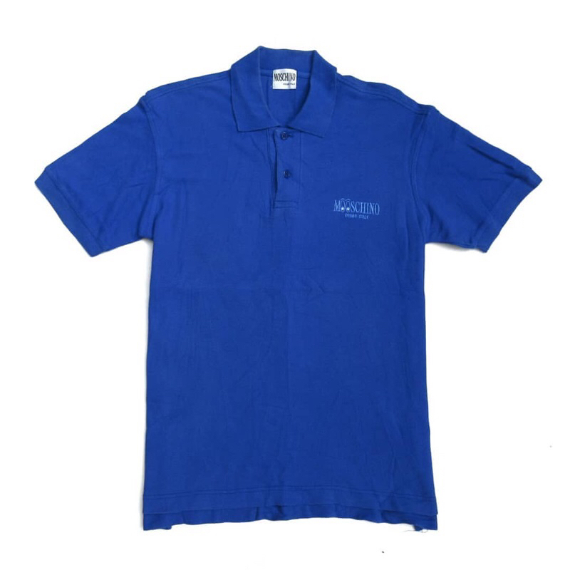 Moschino Polo Shirt  Primo Italy  100% cotton  Size M  Made In Italy