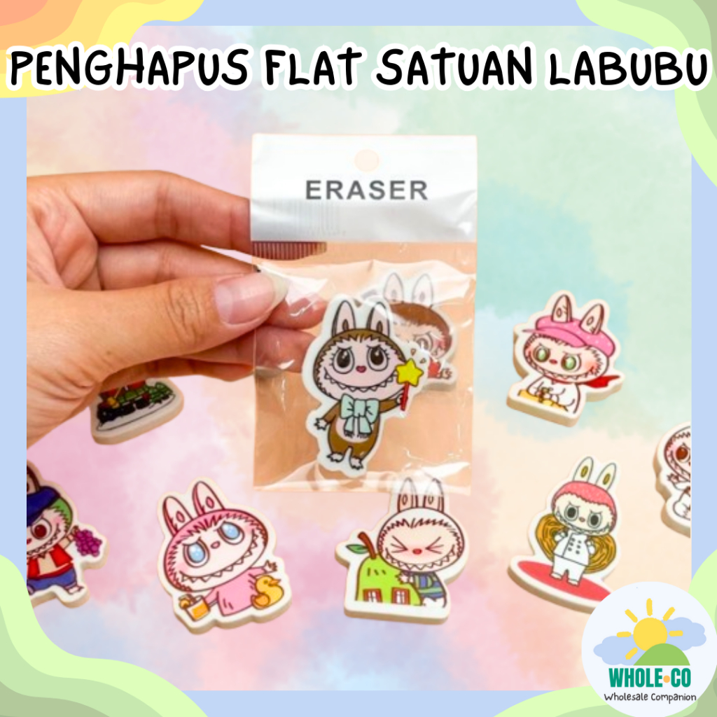 

Penghapus Karakter Labubu Flat Premium Gepeng 2D The Monsters Lucu Unik Imut Termurah Grosir Cod ER-1243