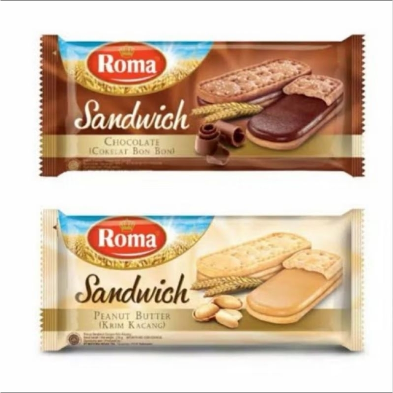 

Roma Sandwich Chocolate/Peanut Butter @157g