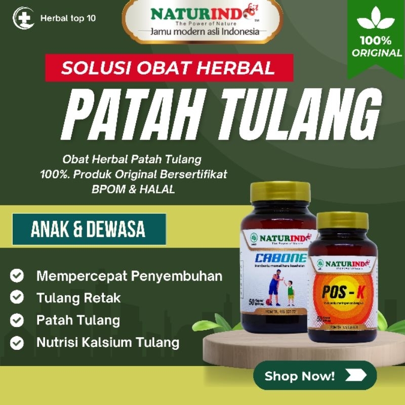 obat patah tulang suplemen patah tulang tulang retak perekat tulang herbal cabone