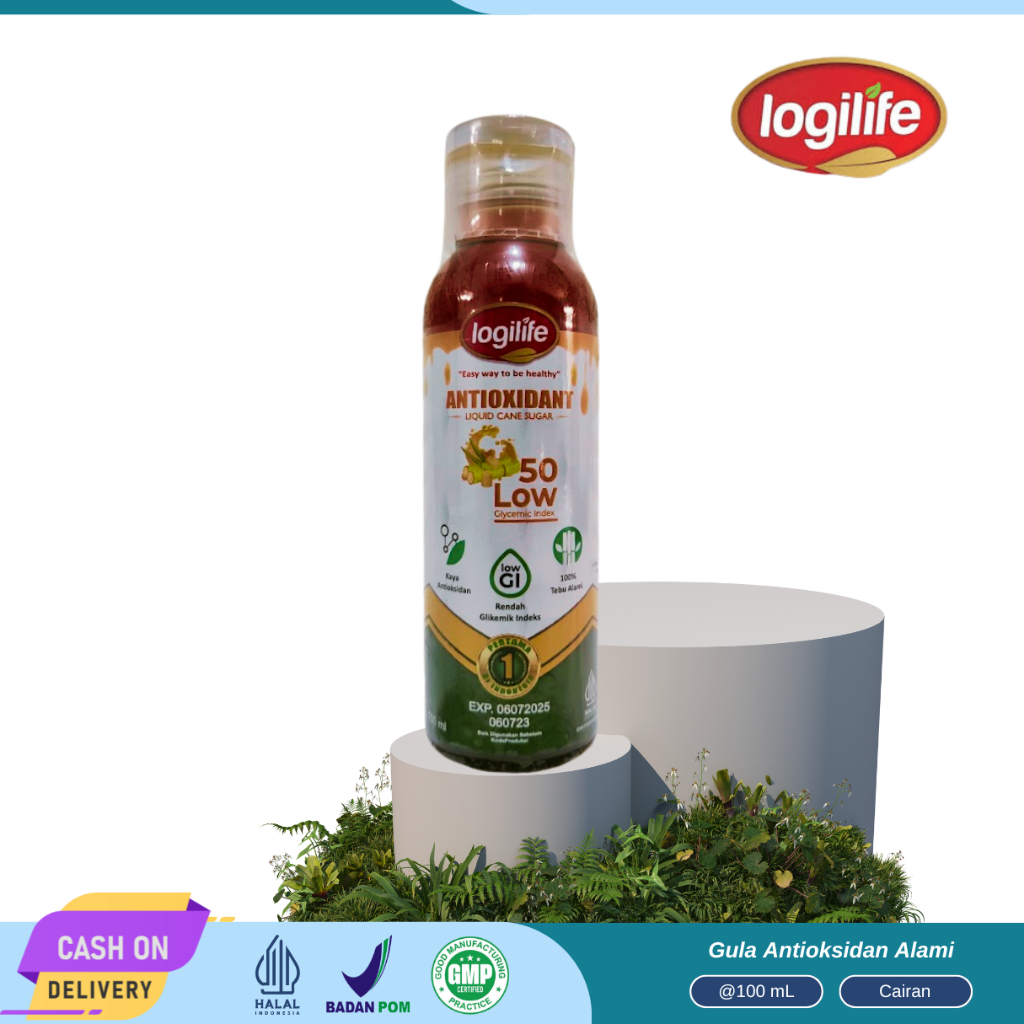 

Logilife Gula Cair Sehat Rendah Glikemik Kalori Antioksidan Tinggi untuk Diet dan Diabetes