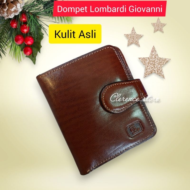 Dompet Lombardi Giovanni Kulit Asli 9721 Dompet Wanita Pendek