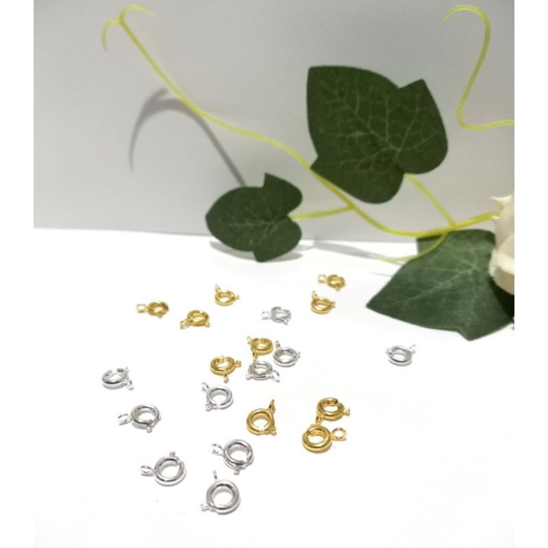 5 psc  Kokot bulat, kait kalung dan gelang