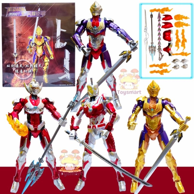 SHF Ultraman Figure Rise Suit Tiga Zero Mecha Ultraman Shf ultraman 23cm