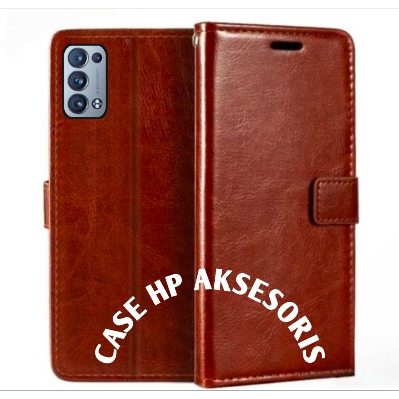 CASE OPPO RENO 6 PRO+/RENO 6 PRO PLUS FLIP COVER WALLET SARUNG HP CASING DOMPET LEATHER CASE HP/CASI
