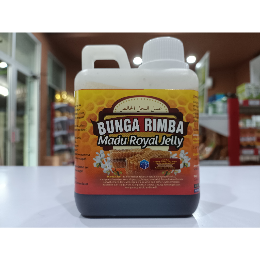 

MADU BUNGA RIMBA Royal Jelly 100% MADU ASLI 500gram