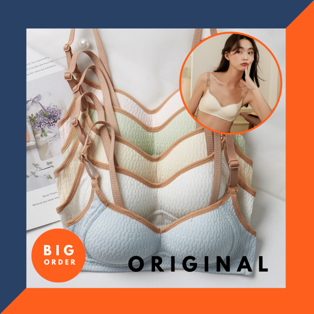 BH Bra wanita motif garis- BH60