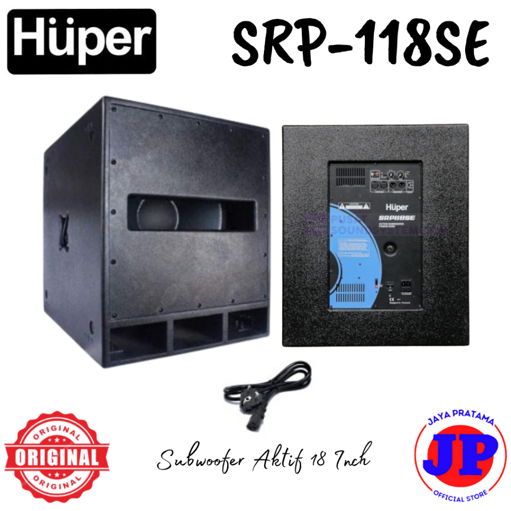 Huper SRP118SE Subwoofer Aktif 18 Inch Original SRP-118 SE