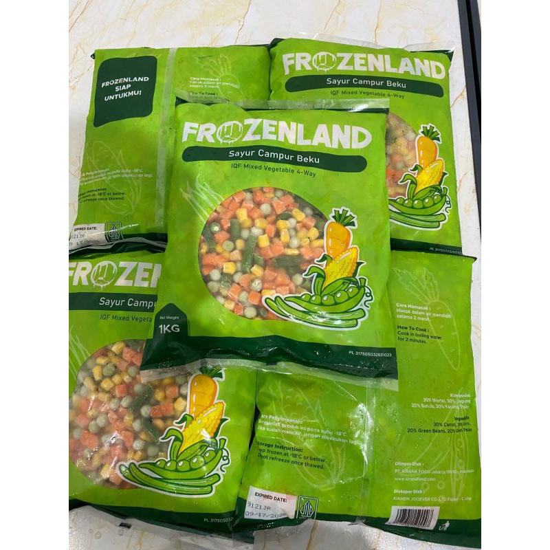 

Frozen Mixed Vegetable 1kg